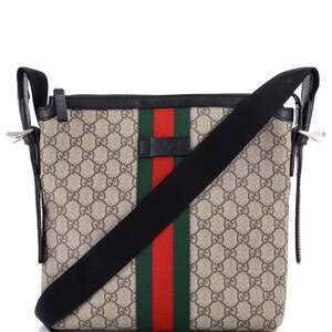Gucci Web Messenger Bag Gg Coated #239727G13B